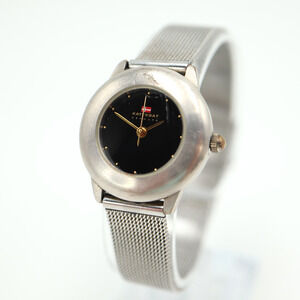 Kattegat Denmark Womens Watch 25mm Round Silver Tone Steel Mesh Band New Battery